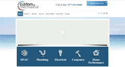 Desktop Screenshot of custommechanical.com